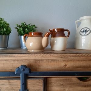 Vintage Stoneware Pitchers